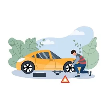 Mobile tyre replacement service